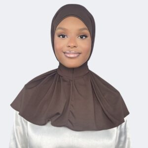 Instant Hijab Dark Brown