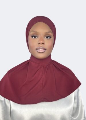 Instant Hijab Burgundy