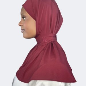 Instant Hijab Burgundy