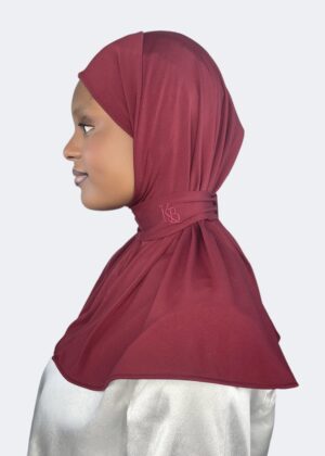 Instant Hijab Burgundy