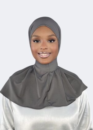 Instant Hijab Deep Gray