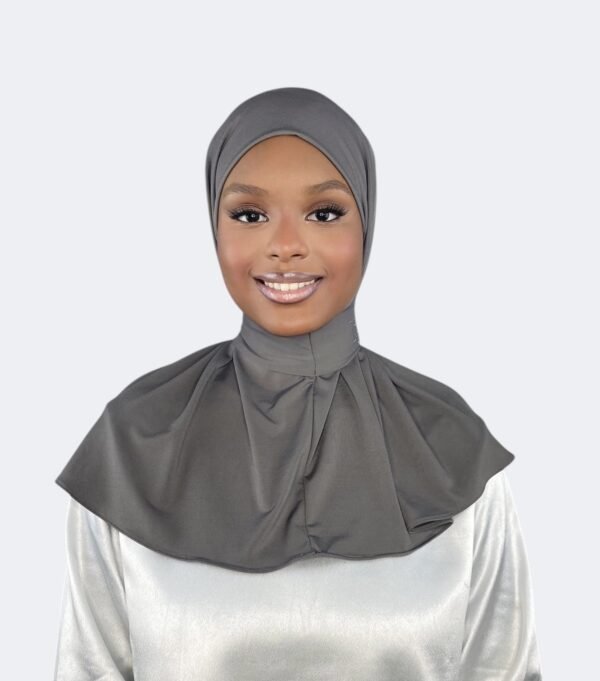 Instant Hijab Deep Gray