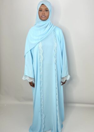 L’ensemble lace bleu ciel