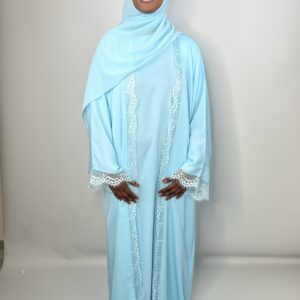 L’ensemble lace bleu ciel