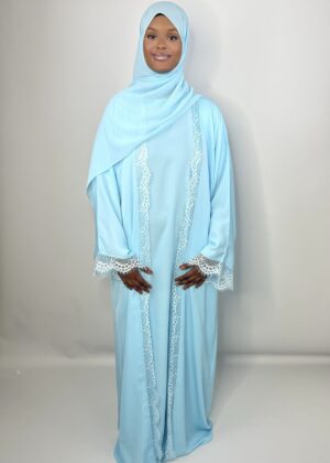 L’ensemble lace bleu ciel